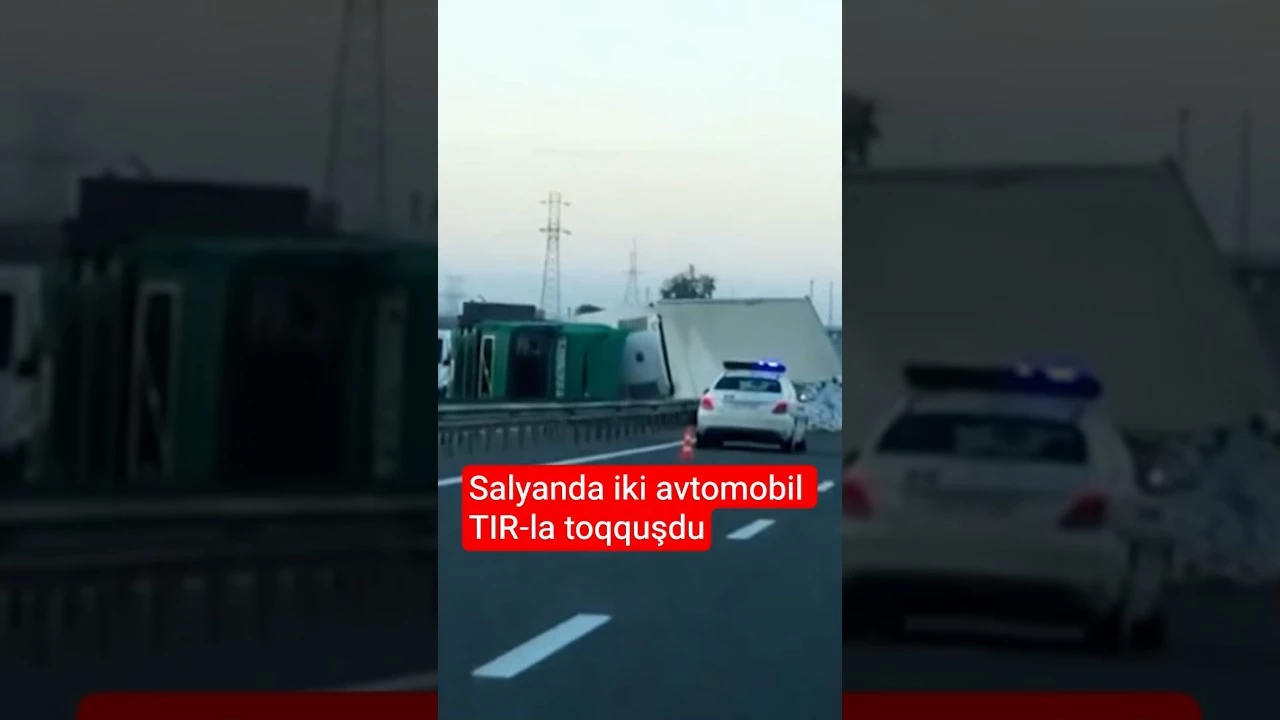 Salyanda zəncirvari qəza: 4 nəfər yaralandı