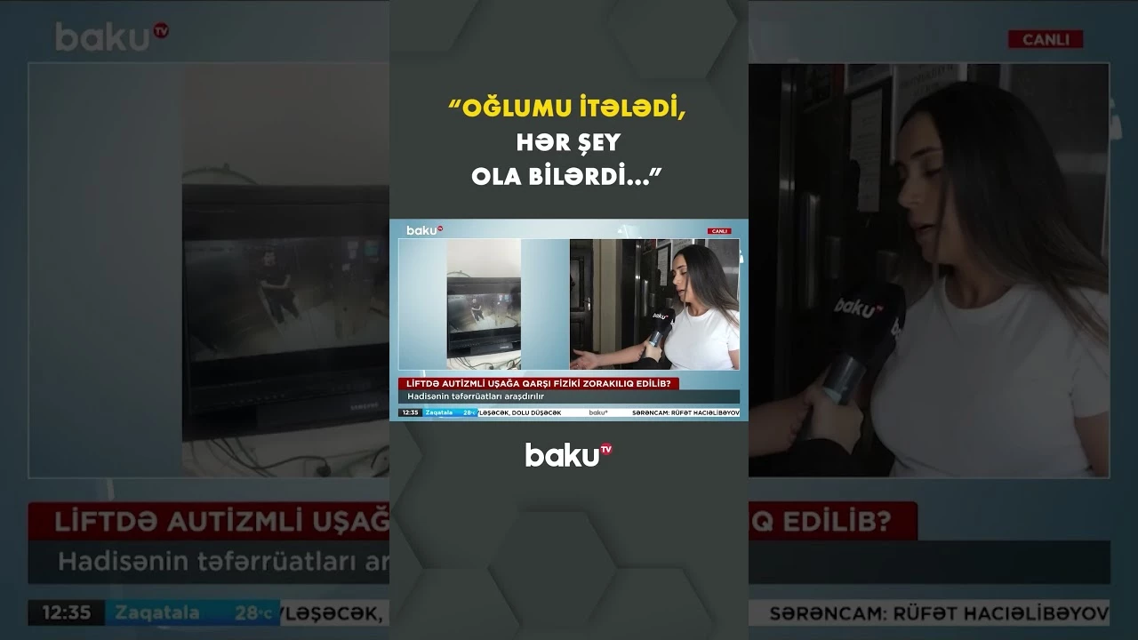 Zorakılığa məruz qalan autizmli uşaq - Baku TV