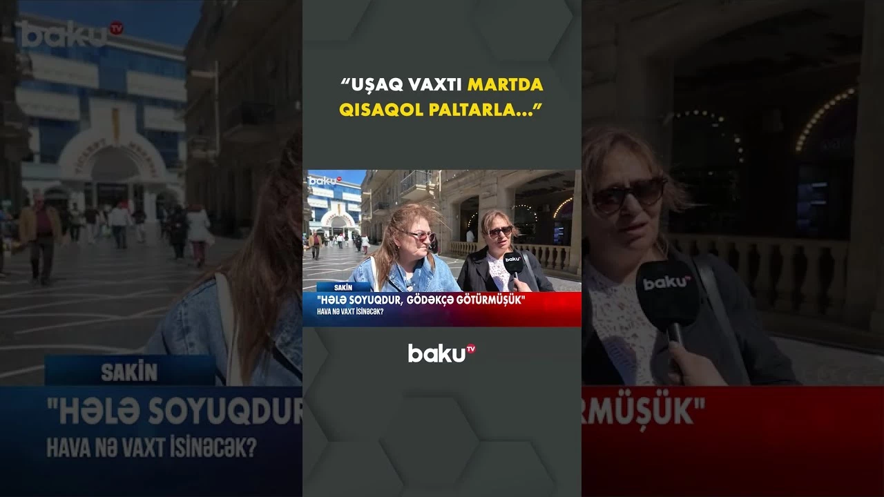 Sakinlər hava şəraitindən narazıdır - Baku TV