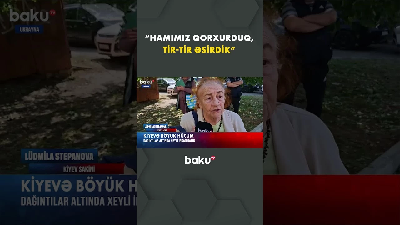Dəhşət yaşayan sakin hər şeyi danışdı - Baku TV