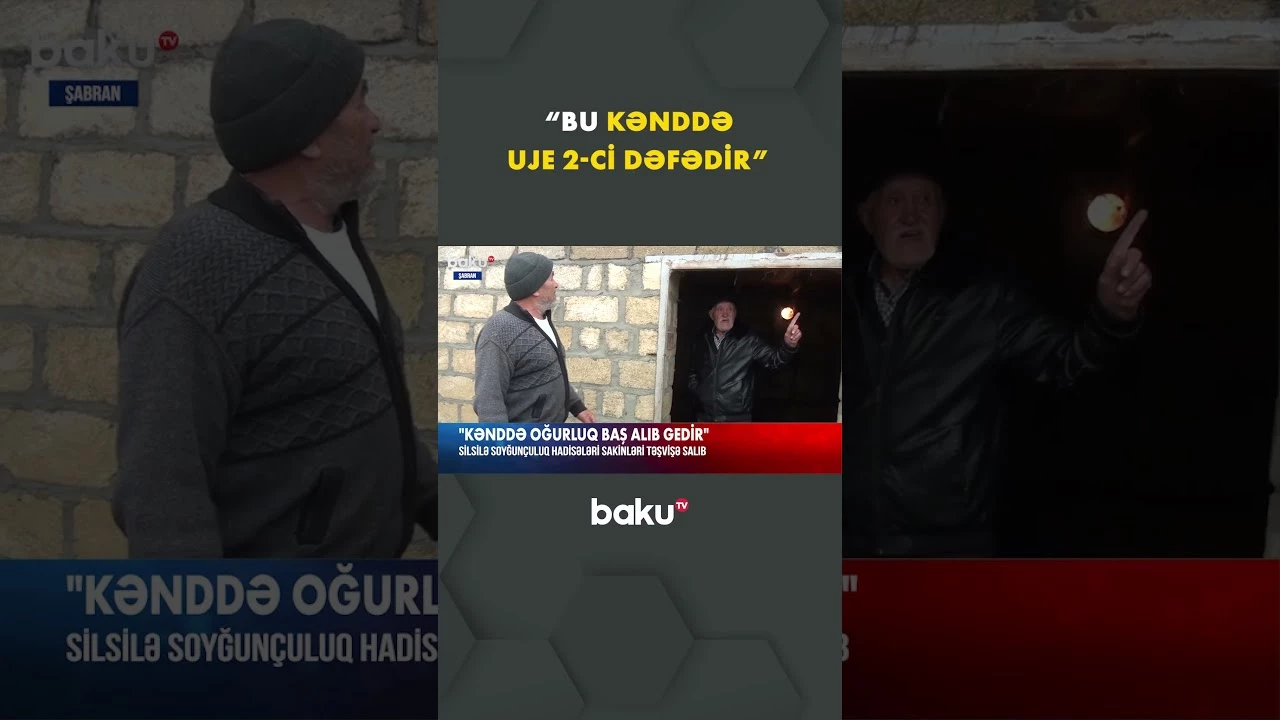 Oğru camaatın mal-qarasına qənim kəsildi - Baku TV