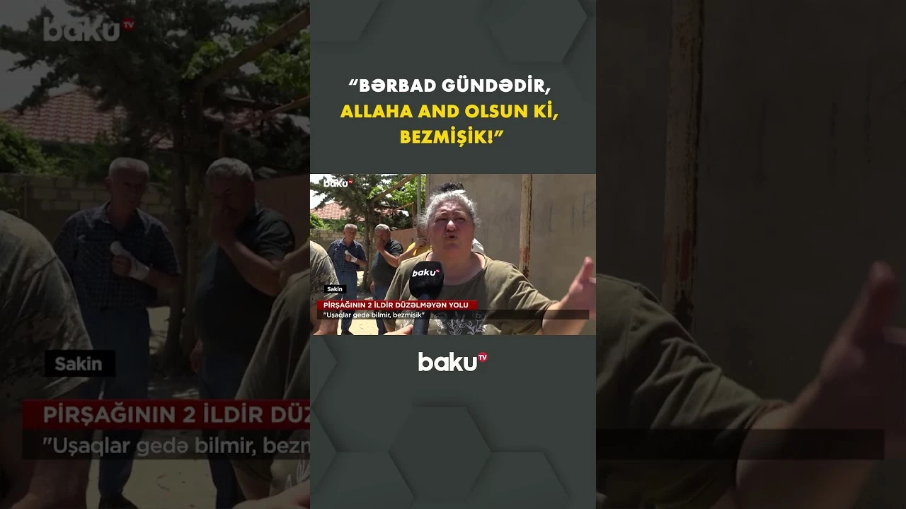 Sakinlər elə boğaza yığıldı ki... - Baku TV