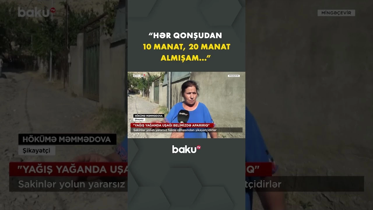 "3 dəfə düzəltdirmişik" | Bərbad vəziyyətdə olan yollar nə vaxt düzələcək? - Baku TV