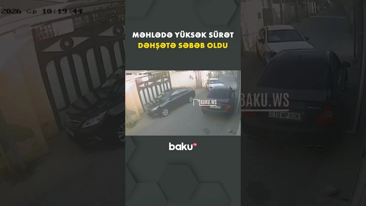 Zabratda yaşayış yerində yüksək sürət qəzaya səbəb oldu - Baku TV