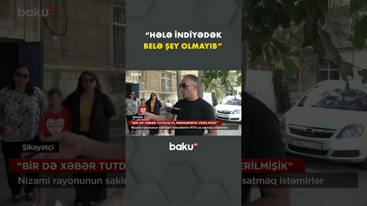 Nizami rayonunda mənzil məsələsi mübahisə yaradıb - Baku TV