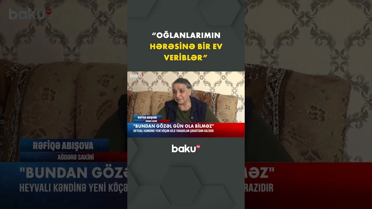 Heyvalı kənd sakinindən açıqlama - Baku TV