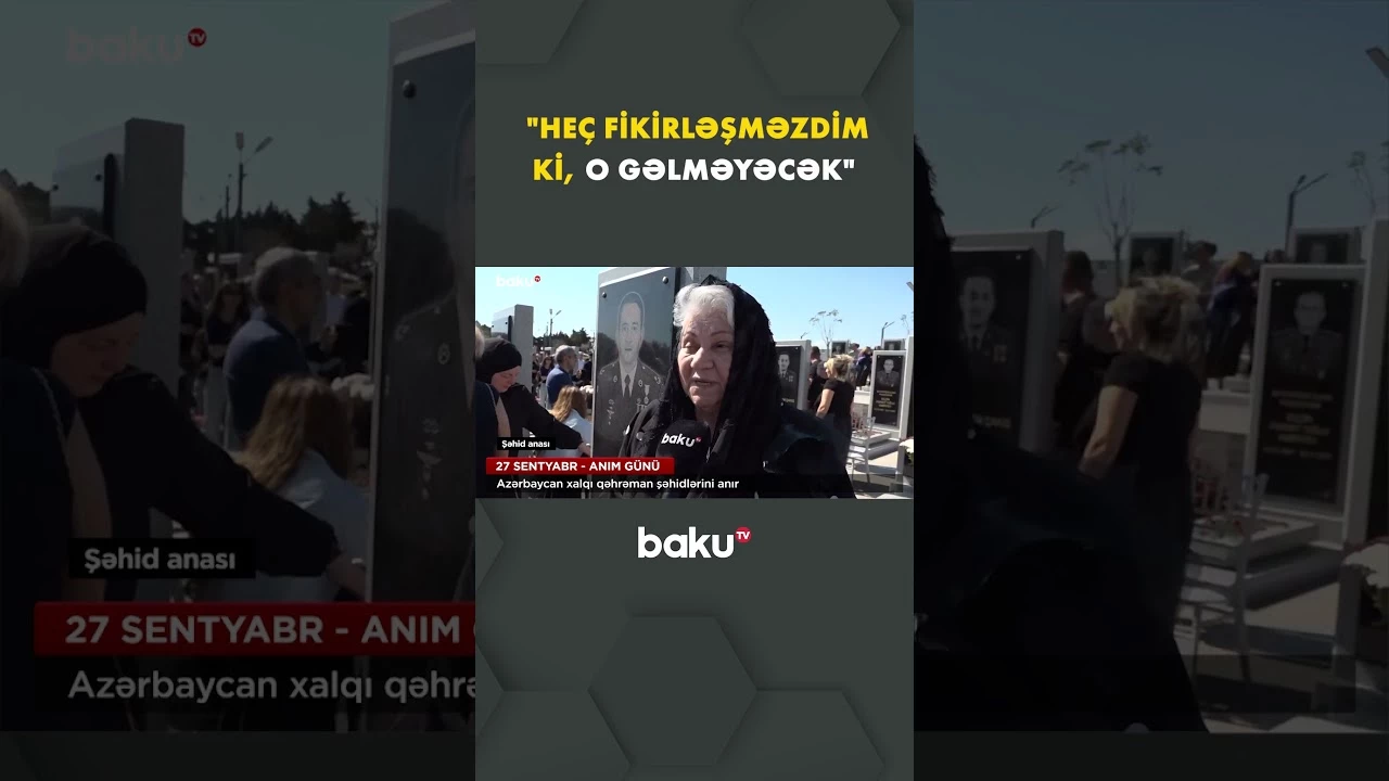 "Dedi, sabah təlimə gedirəm" - Baku TV