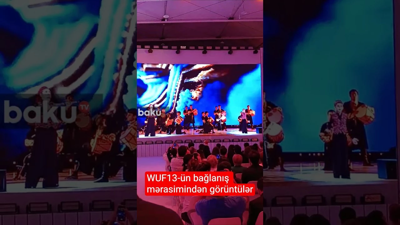 WUF13-ün bağlanış mərasimindən görüntülər - Baku TV
