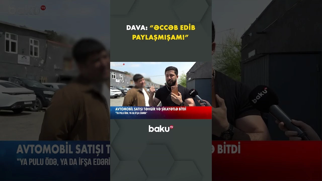Maşın satmaq istəyi başına bəla oldu - Baku TV