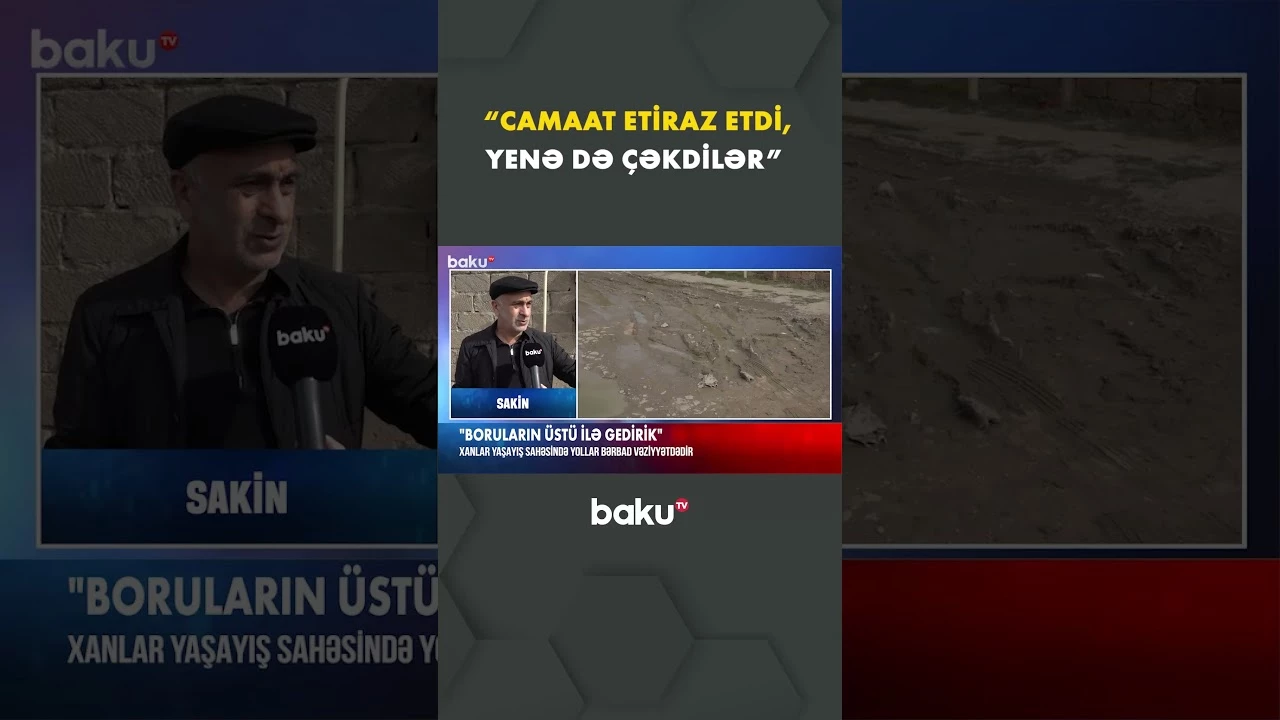Sakinləri boğaza yığan problem - Baku TV