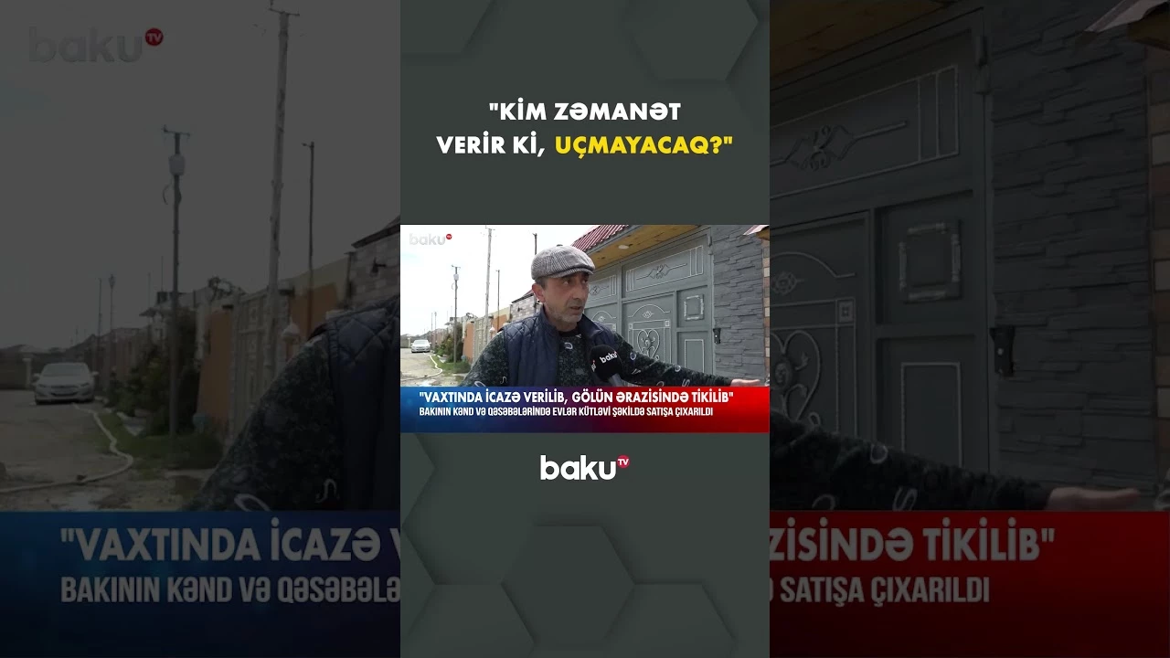 "Kim zəmanət verir ki, uçmayacaq?" | Dəhşətə gətirən vəziyyət - Baku TV