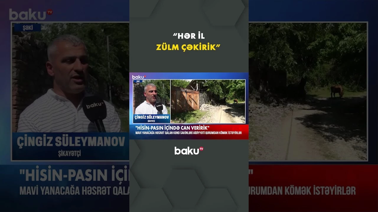 Kənddə qaz yoxdur | Sakinlər oduna minlərlə manat xərcləyir - Baku TV