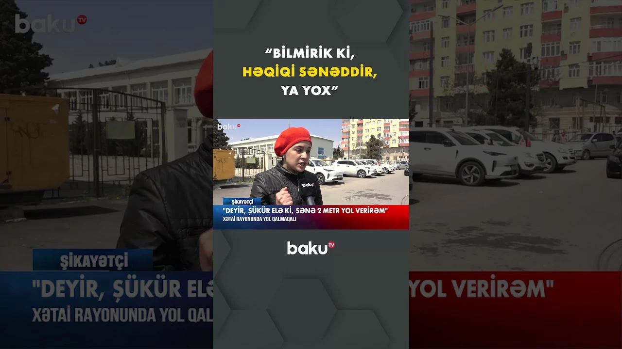 Qanunsuz tikinti işləri ilə bağlı sakinlər etiraz etdi - Baku TV