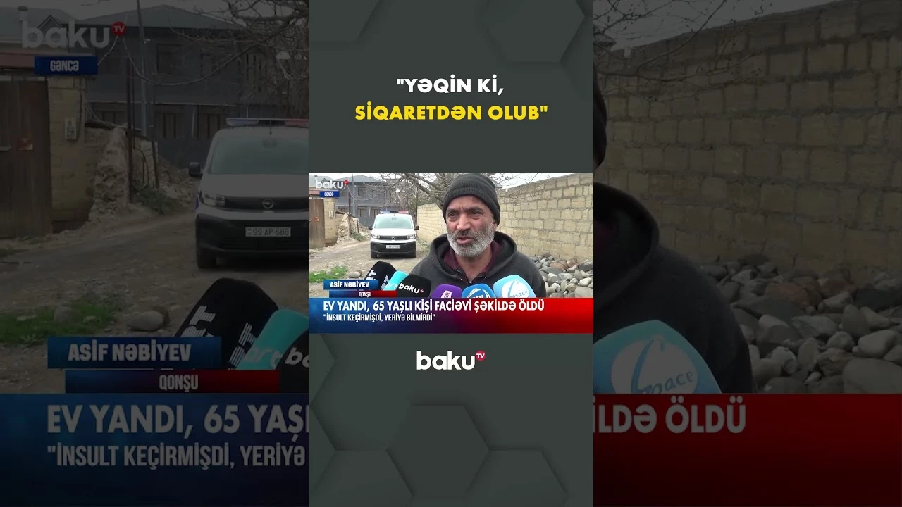 Tüstüdən boğularaq ölən şəxsin qonşusu danışdı - Baku TV