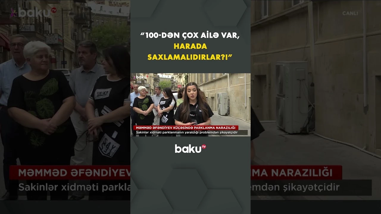 Parklanmadakı dəyişiklik əhalini özündən çıxardı - Baku TV