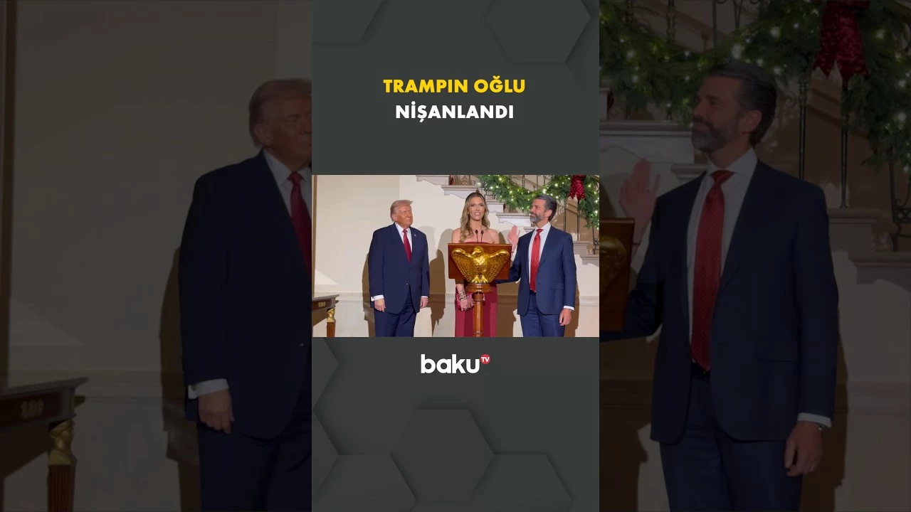 Trampın oğlu kiçik Donald Tramp model Bettina Andersonla nişanlanıb - Baku TV