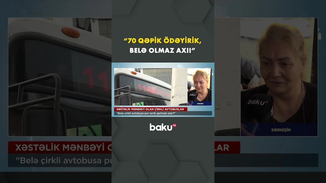 "70 qəpik pul ödəyirik, belə olmaz axı!" - Baku TV