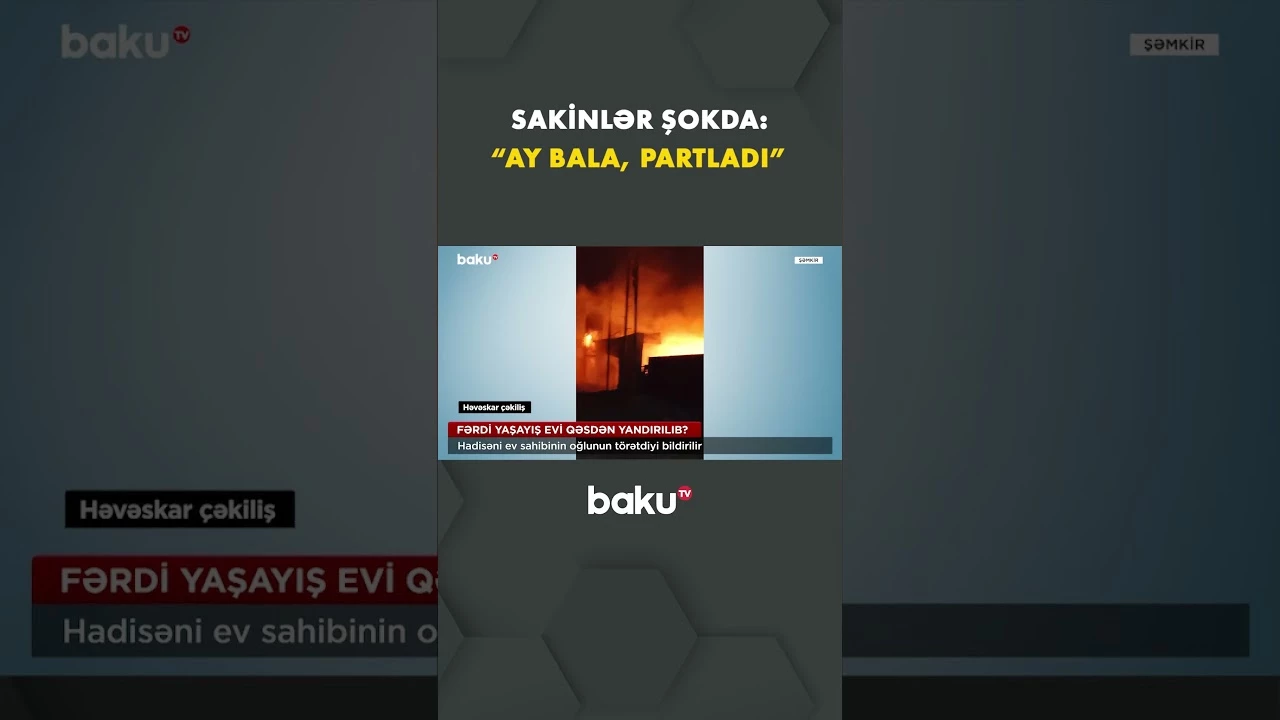 Oğul anasına dəhşət yaşatdı - Baku TV