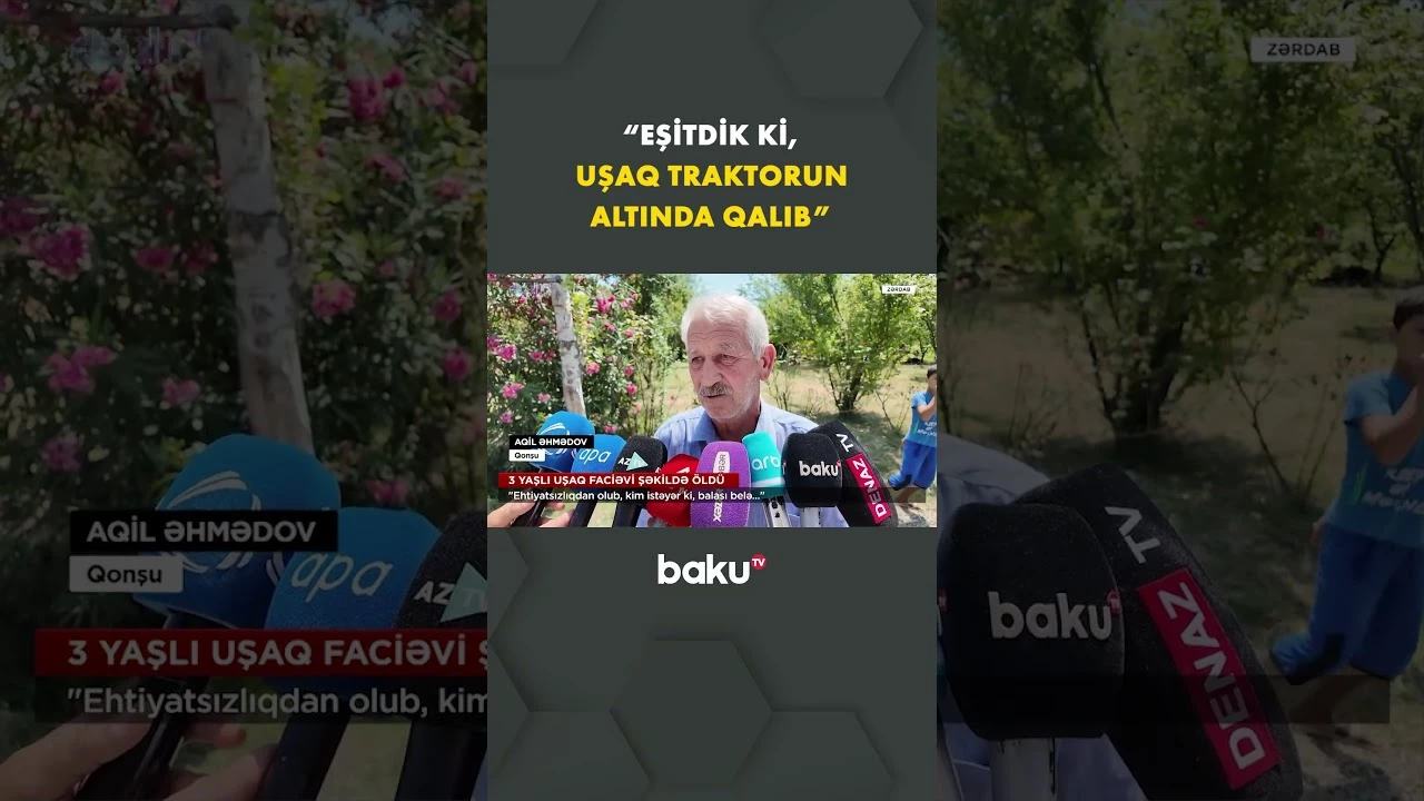 Zərdabda tükürpərdən hadisə - Baku TV