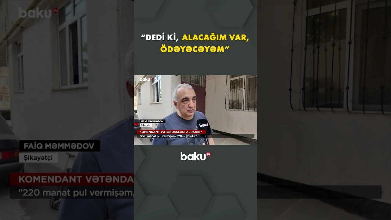 Komendant vətəndaşları aldadıb? - Baku TV