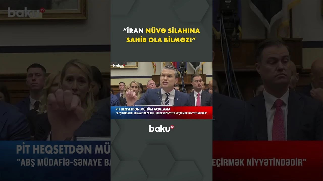 Pentaqon rəhbərindən İran münaqişəsi ilə bağlı mühüm açıqlama - Baku TV