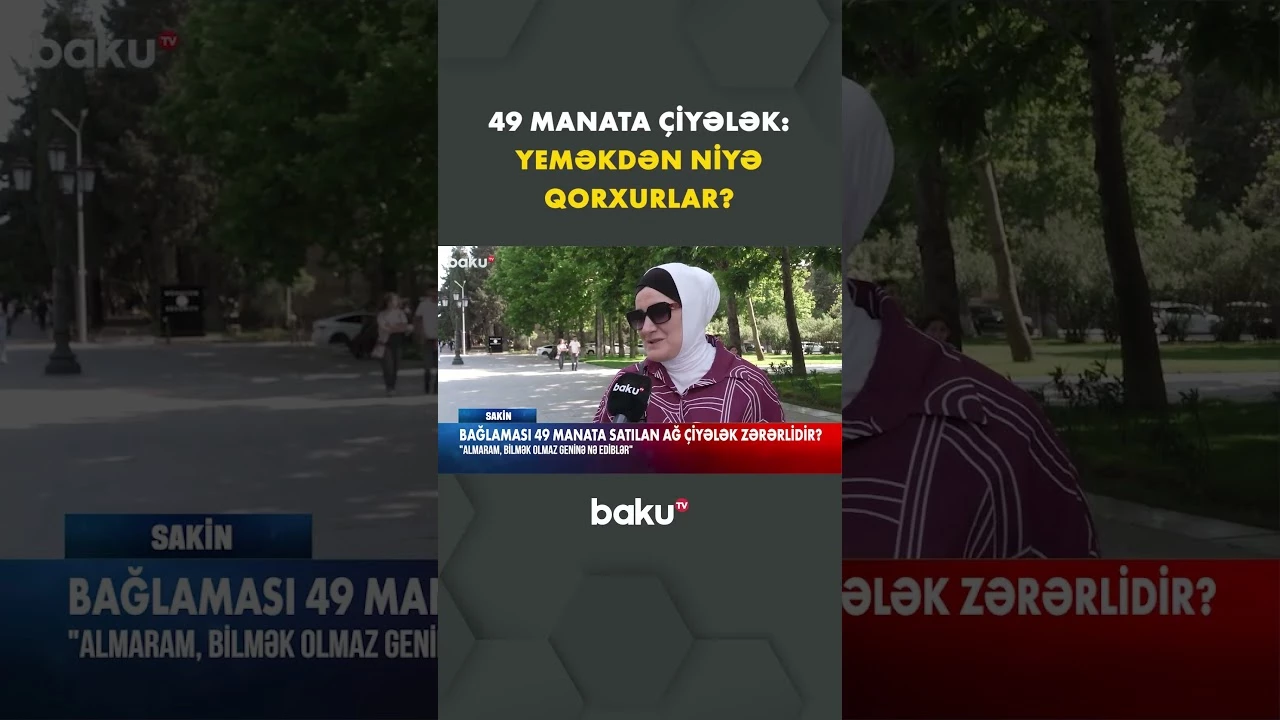 Qiyməti əl yandıran bu çiyələk zərərlidir, yoxsa...? - Baku TV