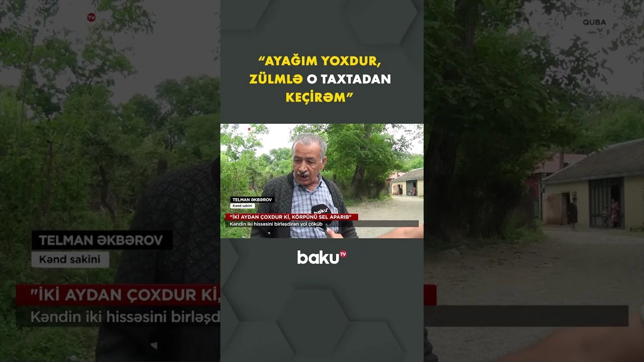 Kənd sakinləri dəhşət yaşadı - Baku TV