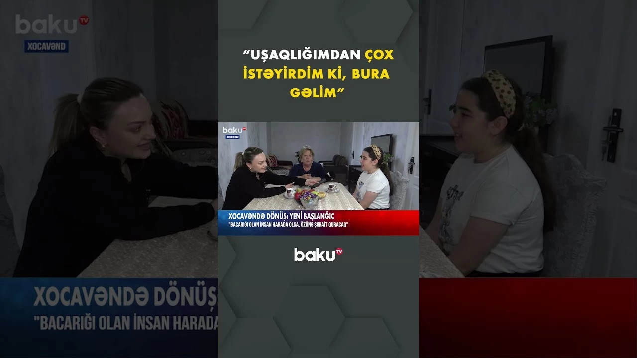 Xocavənd sakini sevinc içində - Baku TV