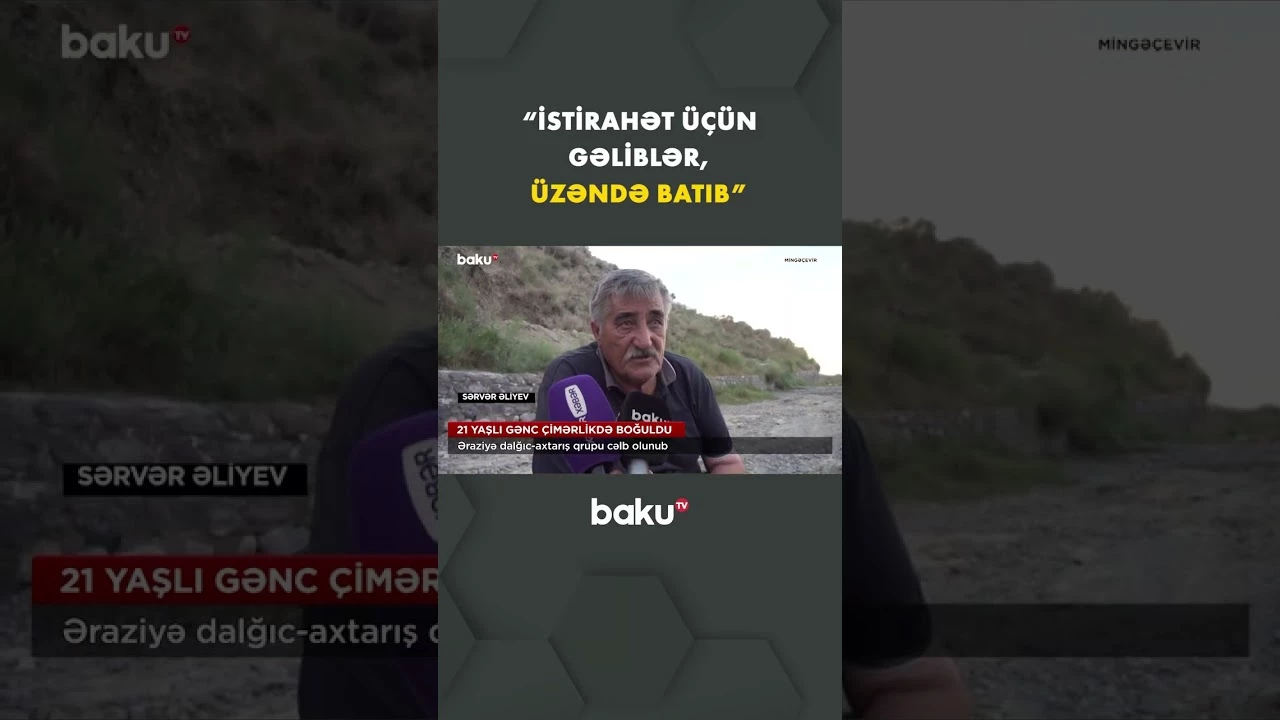 21 yaşlı oğlanın dəhşətli sonu - Baku TV