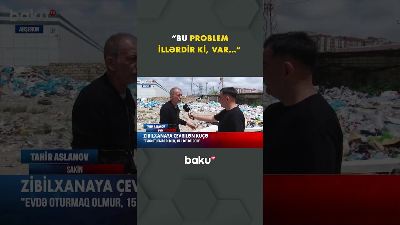 Sakinlər boğaza yığıldı - Baku TV