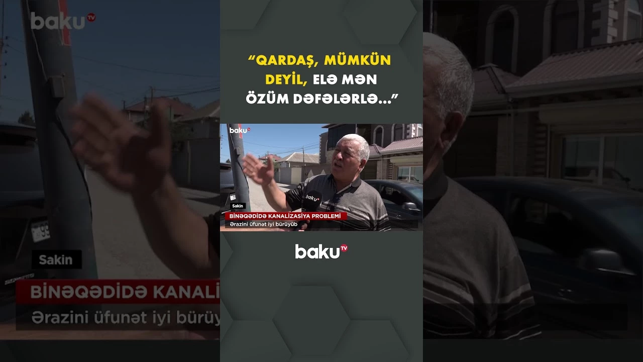 “Çox pis vəziyyətdəyik” - Binəqədi sakinlərinin şikayətinə baxan olacaq - Baku TV