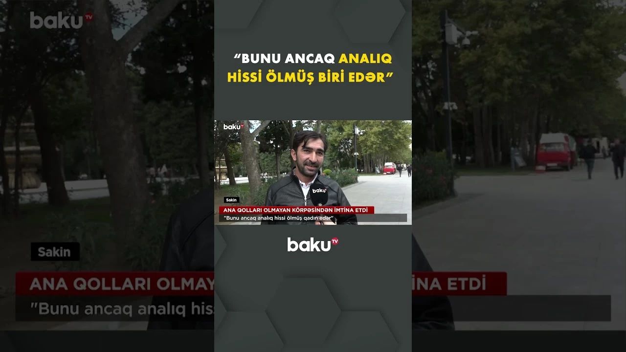 Bakıda hər kəsi dəhşətə gətirən hadisə - Baku TV