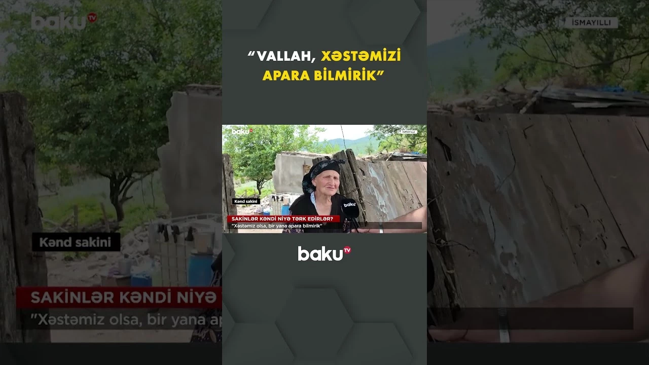 İsmayıllı sakinləri təngə gəldi - Baku TV