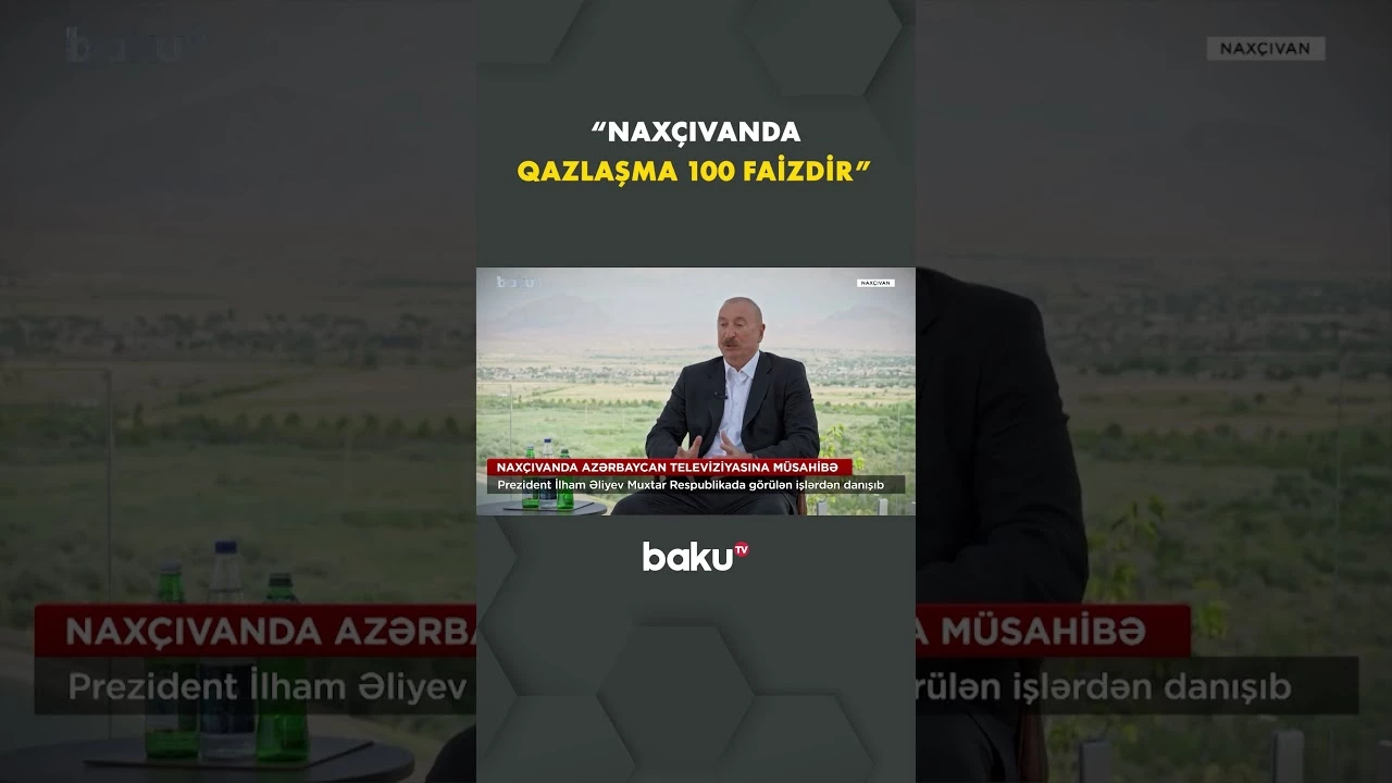 “Ümumilikdə Azərbaycanda qazlaşmanın səviyyəsi...” | Prezident İlham Əliyevdən açıqlama - Baku TV
