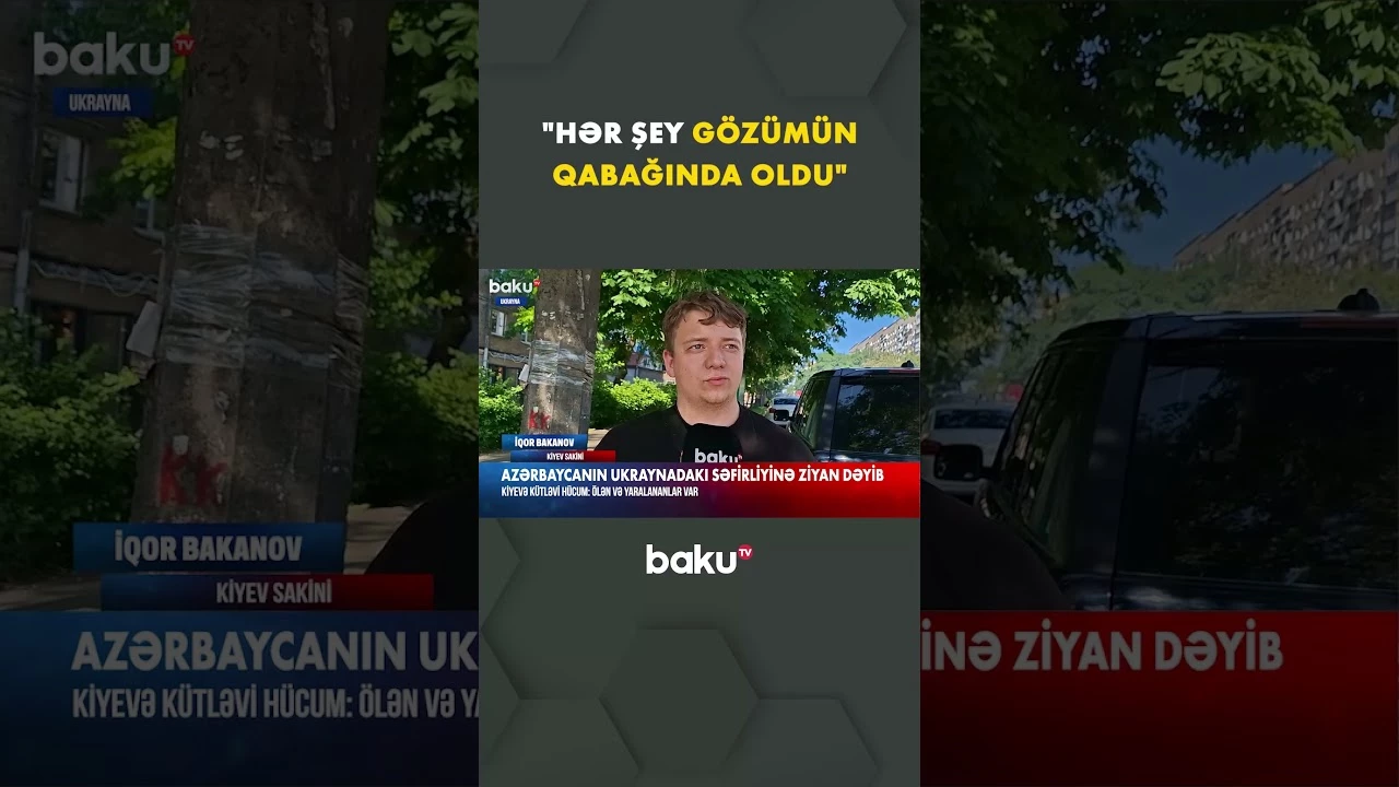 "Dəhlizə sığınıb pəncərədən baxırdım, hər yer dağılmışdı" - Baku TV