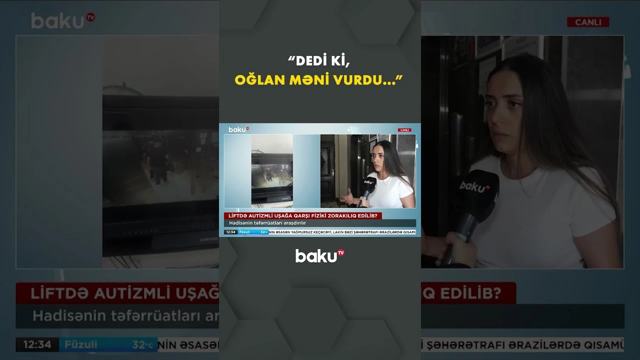Liftdə dəhşət yaşayan oğlanın anası danışdı - Baku TV