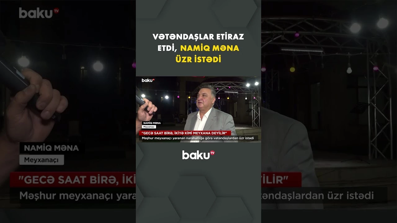 Namiq Mənanın meyxana dediyi restoranda nə baş verdi? - Baku TV