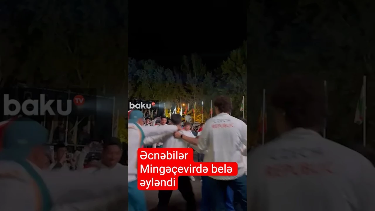 Əcnəbi idmançılar Mingəçevirdə belə əyləndi - Baku TV