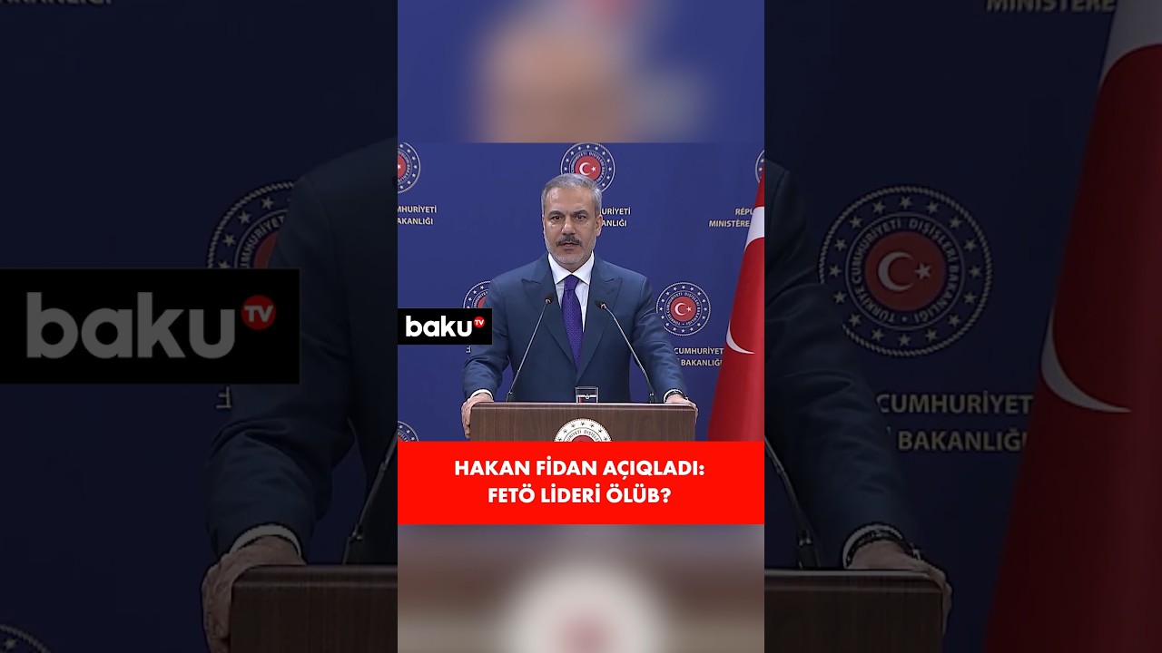 Hakan Fidandan öldüyü deyilən Fətullah Gülənlə bağlı təcili açıqlama