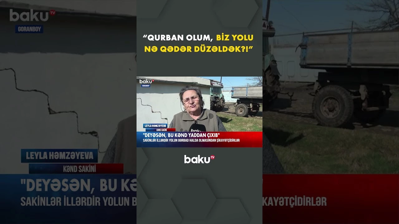 Goranboylu qadın dərdini Baku TV-yə danışdı - Baku TV