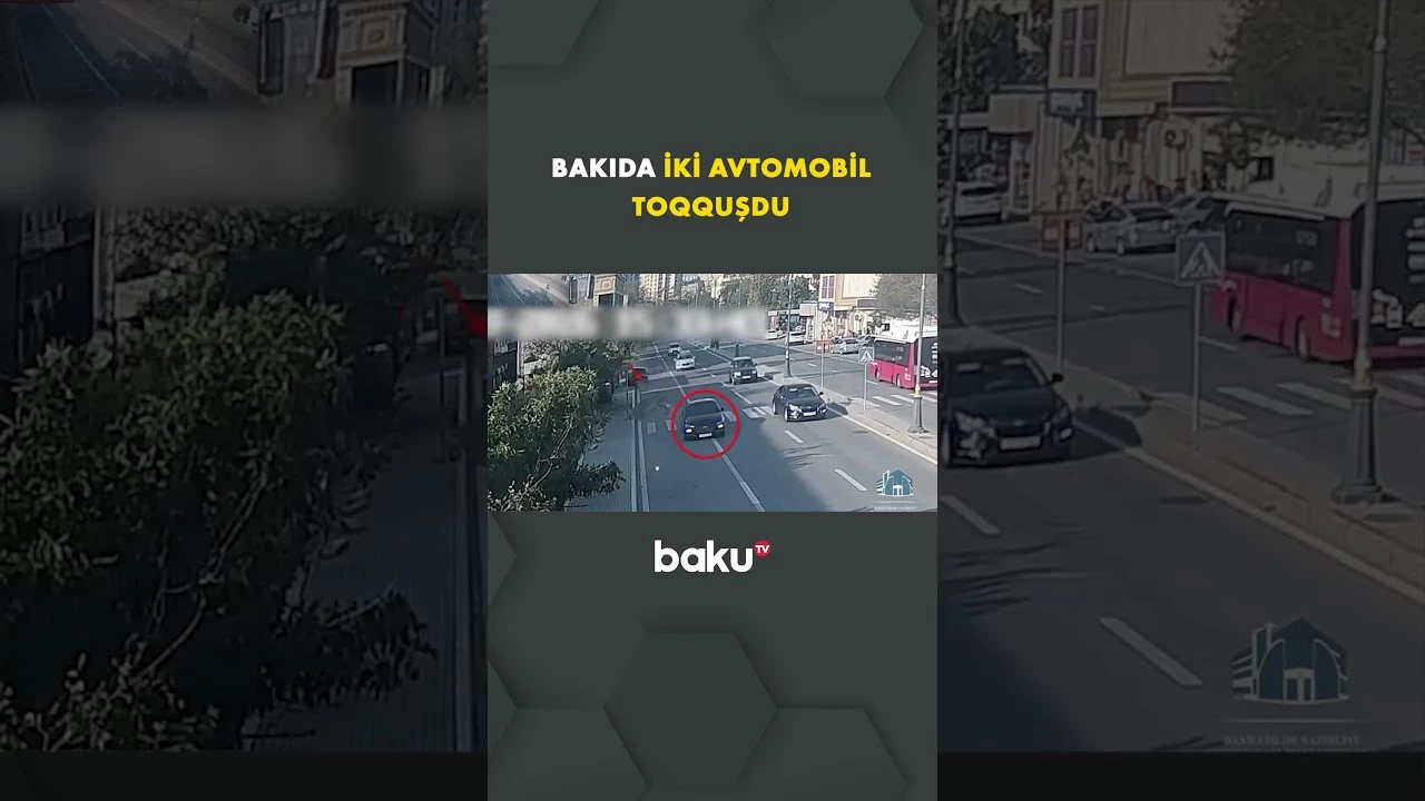 Bakıda piyadanın ölümü ilə nəticələnən yol-nəqliyyat hadisəsinin görüntüləri yayılıb - Baku TV