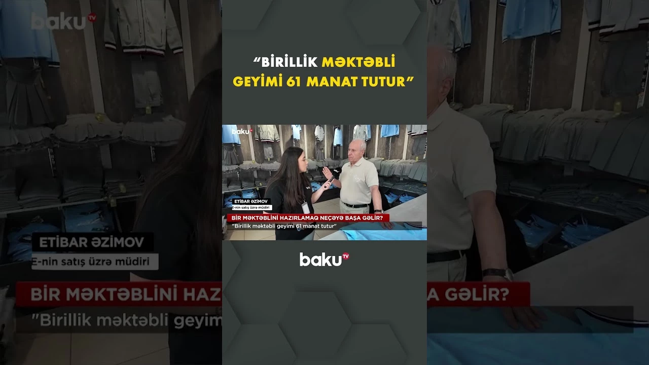 Valideynlərin məktəb büdcəsi nə qədər olmalıdır? - Baku TV