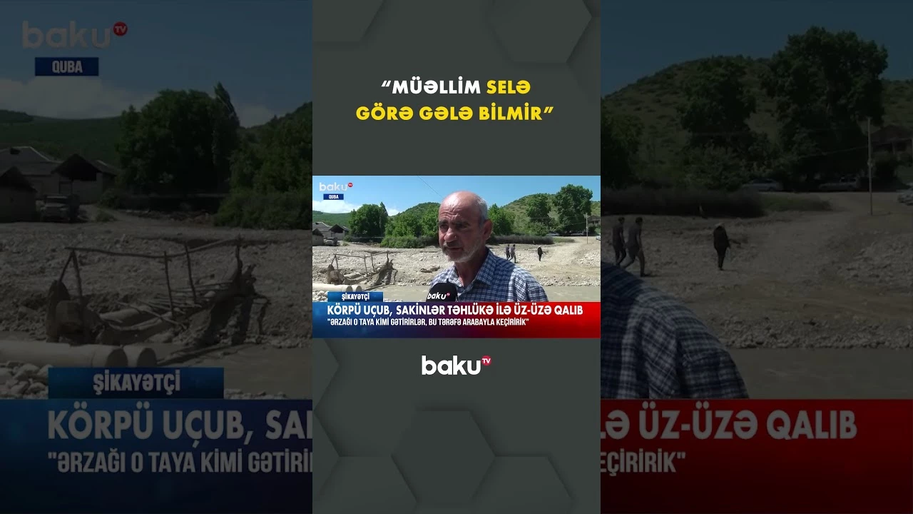Sakinlər çıxılmaz durumda - Baku TV