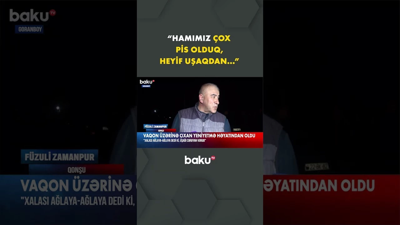 Qonşu dəhşətli hadisədən danışdı - Baku TV