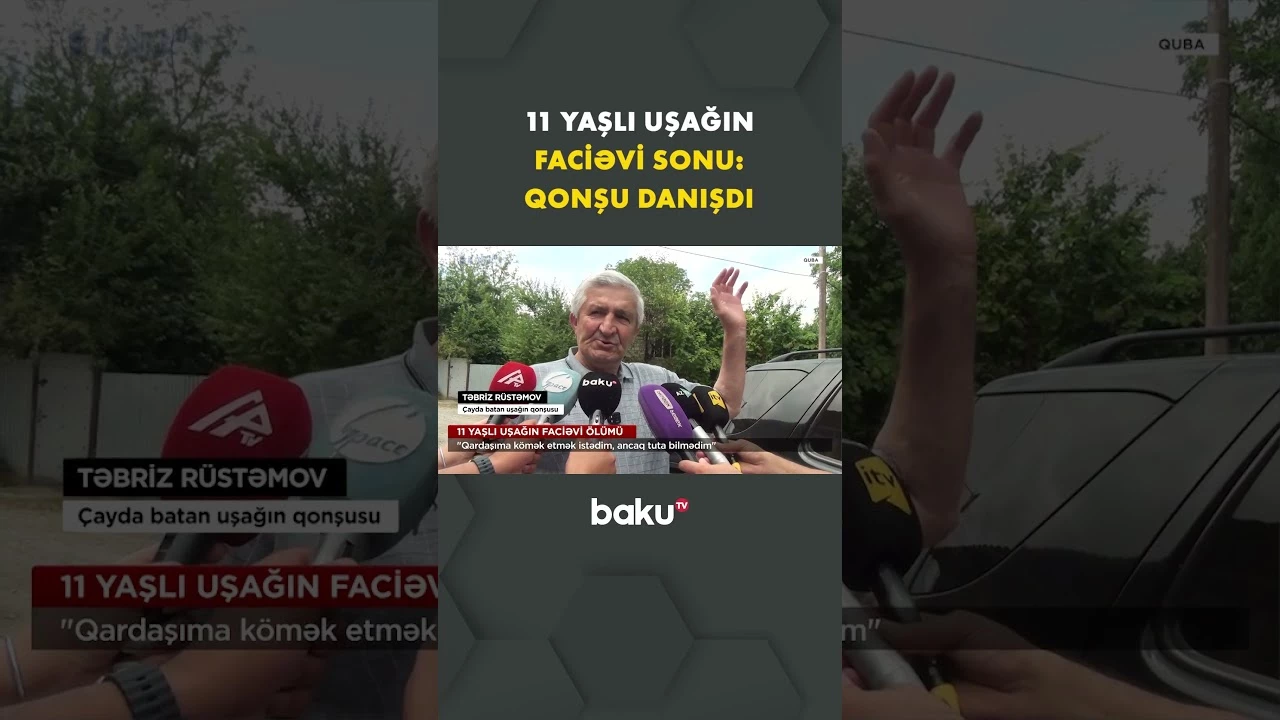 11 yaşlı oğlanın dəhşətə gətirən ölümü - Baku TV