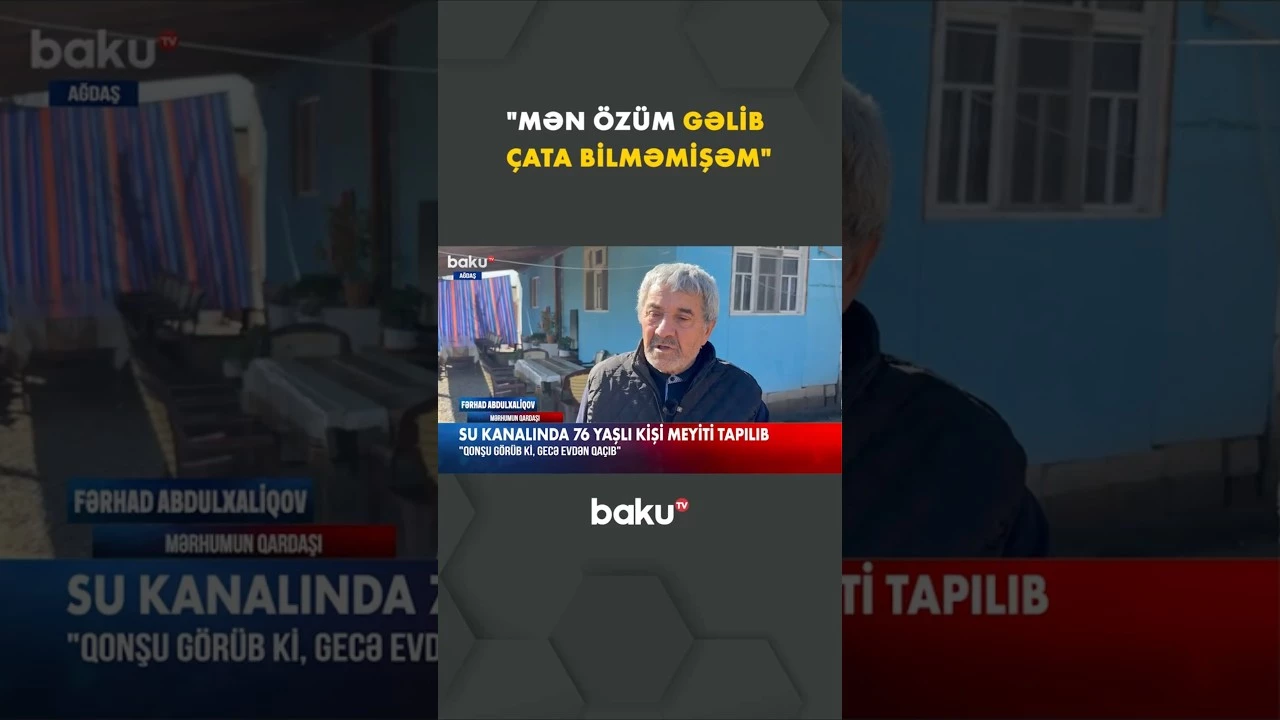 Ağdaşda qandonduran hadisənin təfərrüatı - Baku TV