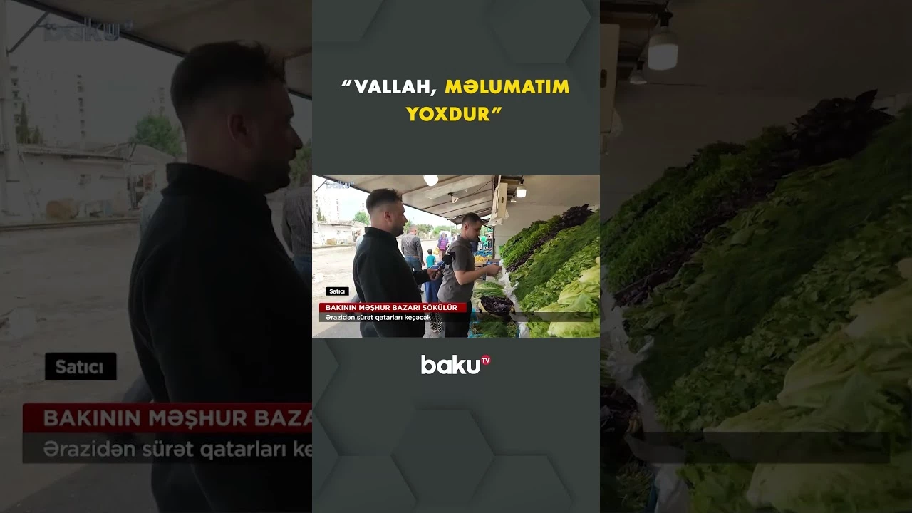 Sabunçu bazarı tarixə qovuşur? - Baku TV
