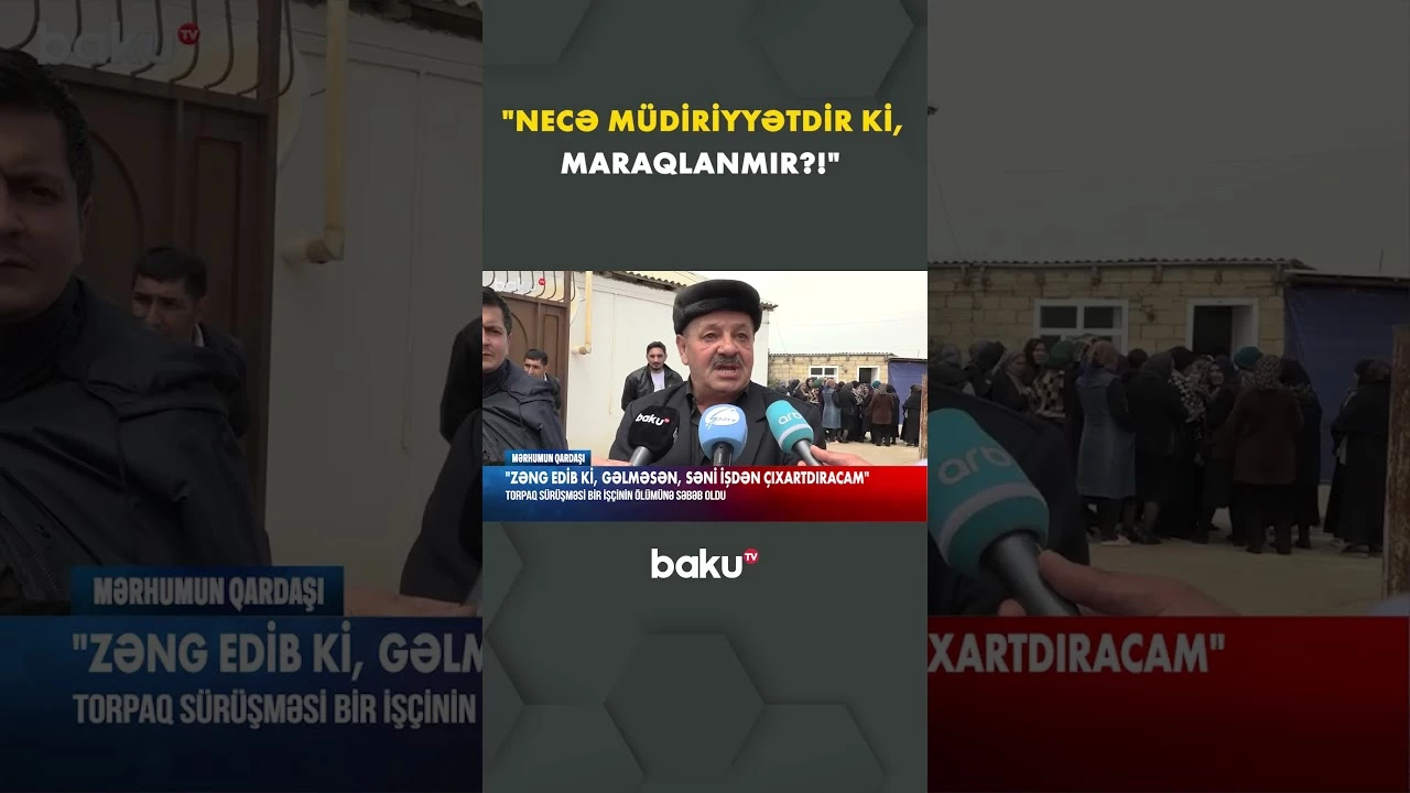 "Necə insanlardır ki, maraqlanmırlar?!" - Baku TV