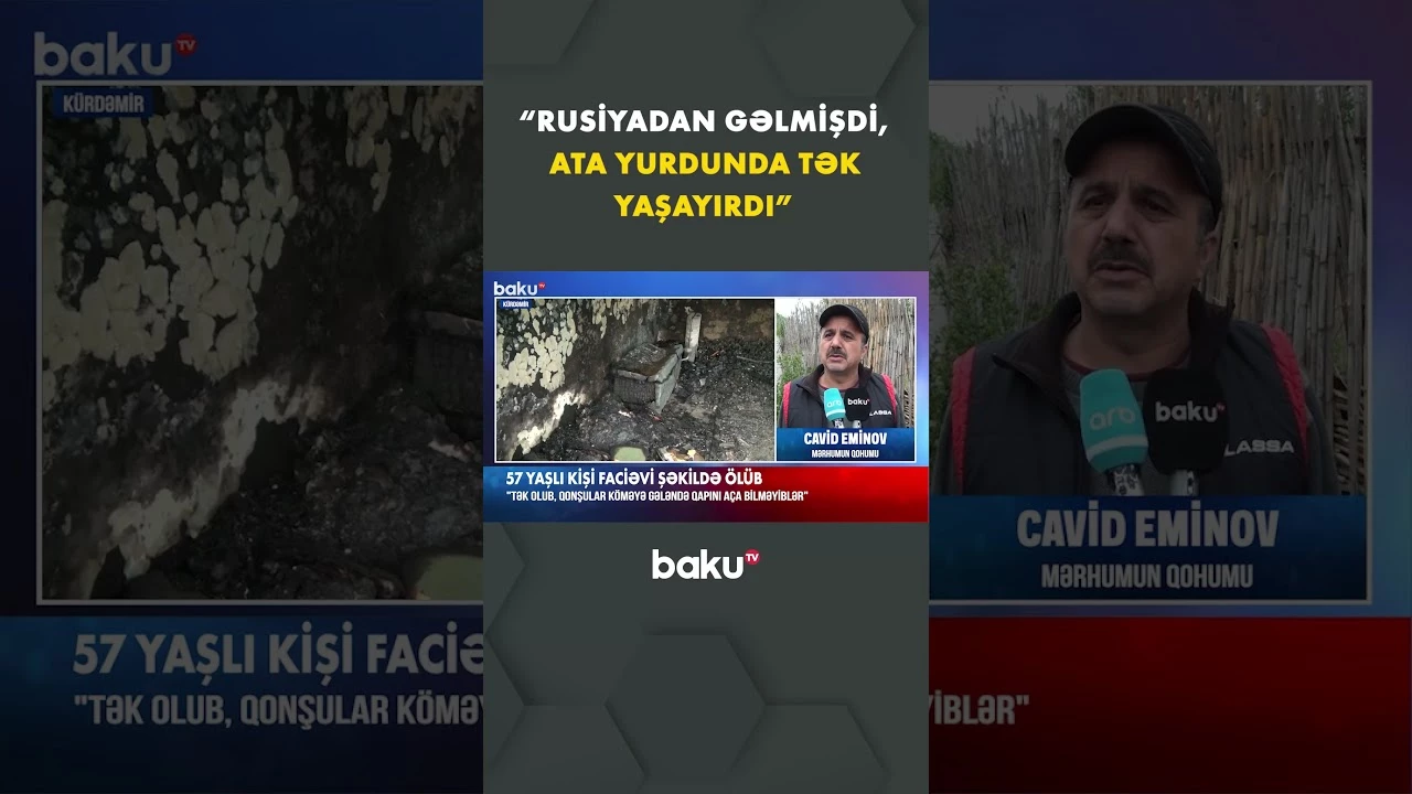 Ev sahibinin faciəvi sonu - Baku TV