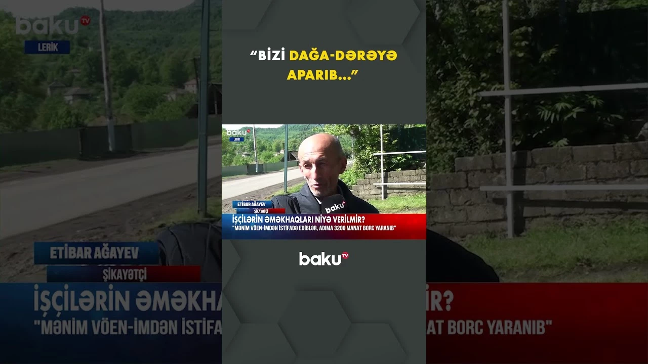 Lerik sakinləri ayağa qalxdı - Baku TV